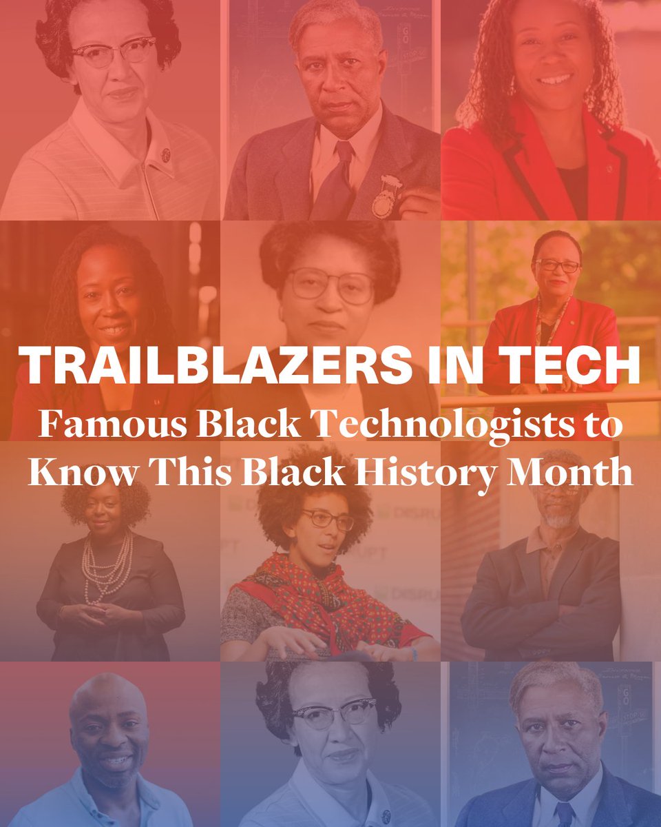 This Black History Month, we’re celebrating the trailblazing Black technologists who revolutionized industries—from AI ethics to robotics, theoretical physics to life-saving inventions. Read all about them: bit.ly/4hnUaE3