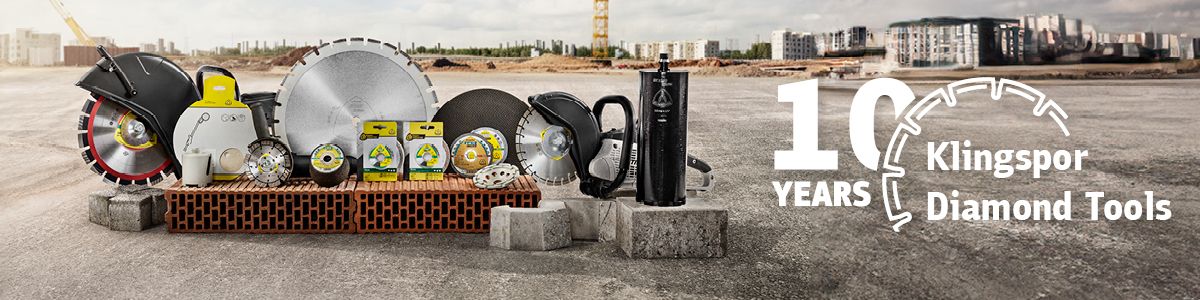 Abrasives manufacturer KLINGSPOR is looking forward to a significant anniversary this year: Ten years ago, the company established its production facility for diamond tools. This strategic decision marked a milestone in Klingspor's corporate history and a testament to their claim