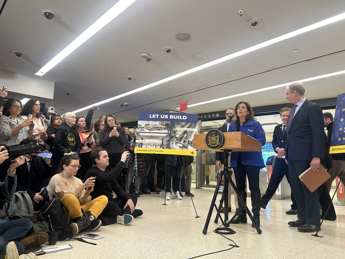 "The cameras are staying on," Hochul says, saying MTA filed a lawsuit challenging Trump's attempt to overturn congestion pricing within minutes of the letter earlier today.