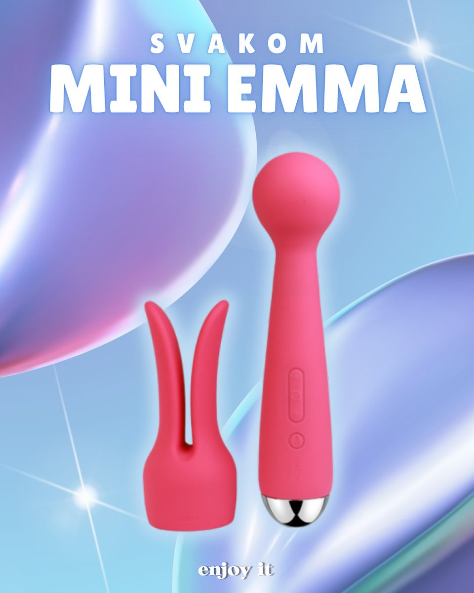 💜 Svakom Mini Emma: Relajación y Sensaciones en un Solo Dispositivo 💜
🎁 Usa el cupón AMOR y obtén un 15% de descuento adicional

#Svakom #Bienestar #CuidadoPersonal #Relax #RegaloEspecial #SanValentín