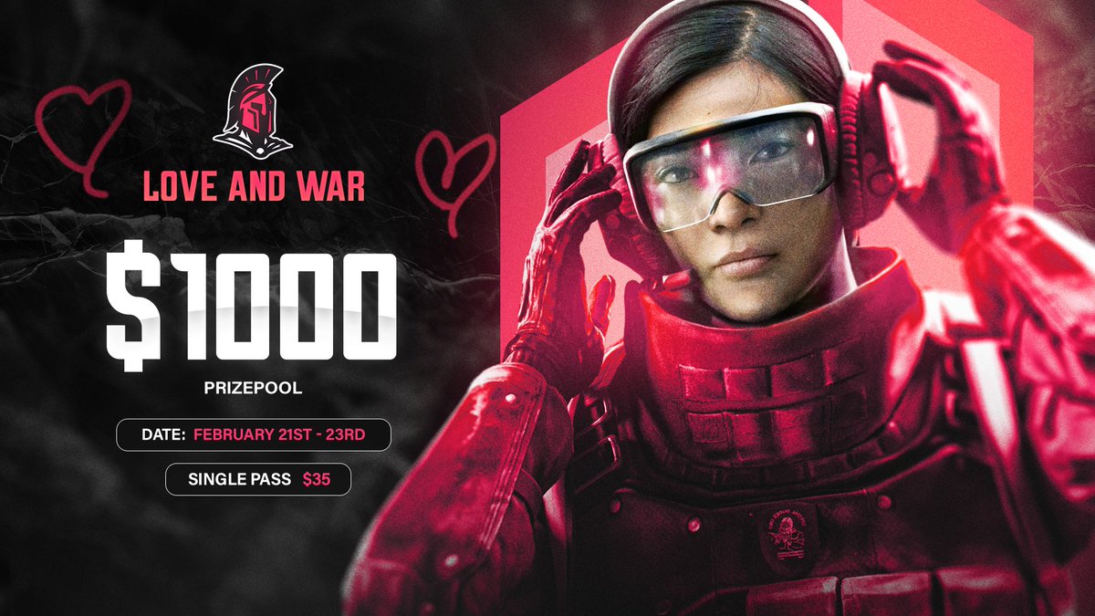 WarGamesR6's tweet photo. 📒LETS GET SIGNED UP!📒

We have 3 DAYS LEFT until Friday when signups close!

It's ONLY $35 for a shot at the $1000 PRIZE POOL!💸

SIGN-UP LINK WILL BE DOWN BELOW👇

#GETREADYFORWAR https://t.co/HspQEcpchy