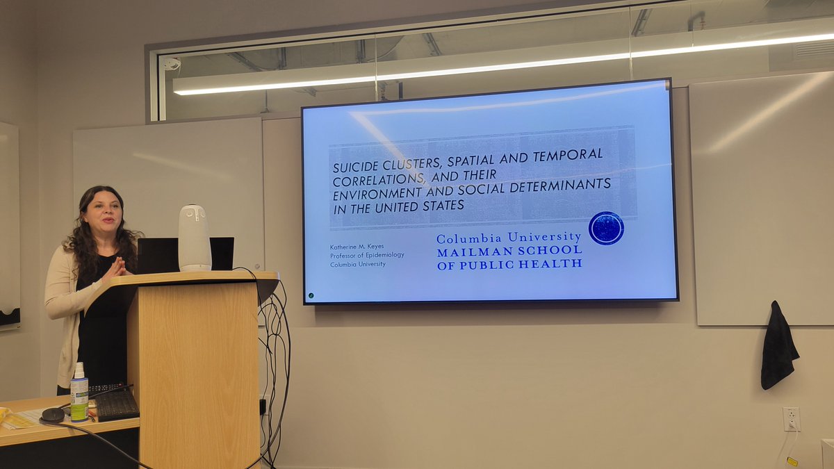 Institute for Addiction Science at USC (@iasatusc) on Twitter photo IAS is honored to have Katherine Keyes, PhD <a href="/epi_kerrykeyes/">Katherine M. Keyes</a> from <a href="/ColumbiaMSPH/">ColumbiaPublicHealth</a> speaking to our Institute today on "Suicide clusters, spatial and temporal correlations, and their environment and social determinants in the United States" for our 2025 #IASDistinguishedSpeakerSeries. IAS is honored to have Katherine Keyes, PhD <a href="/epi_kerrykeyes/">Katherine M. Keyes</a> from <a href="/ColumbiaMSPH/">ColumbiaPublicHealth</a> speaking to our Institute today on "Suicide clusters, spatial and temporal correlations, and their environment and social determinants in the United States" for our 2025 #IASDistinguishedSpeakerSeries.
