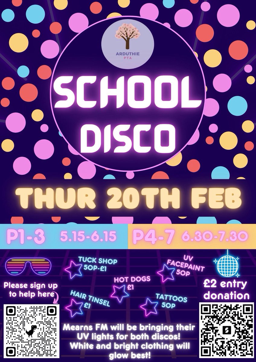 Disco time at Arduthie again… 🪩