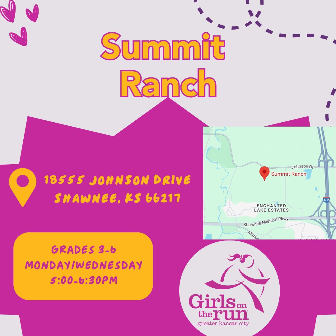 Girls on the Run not at your school? Be sure to check out Community Teams available near you this season—you won’t want to miss it! Our next community team highlight is Summit Ranch! Join their team today!