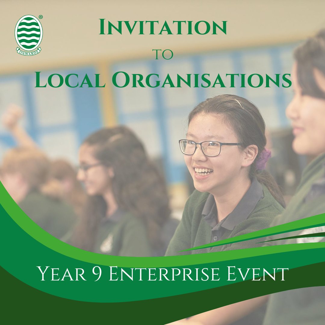 South Wilts Grammar School (@southwiltsgram) on Twitter photo We are seeking local companies to support our Y9 enterprise event. It will involve providing a small group of students with a business problem for them to research, discuss and present solutions. If you are interested, please email head@swgs.wilts.sch.uk
<a href="/SalisburyCity/">Salisbury & District Chamber of Commerce 2022</a> #salisbury We are seeking local companies to support our Y9 enterprise event. It will involve providing a small group of students with a business problem for them to research, discuss and present solutions. If you are interested, please email head@swgs.wilts.sch.uk
<a href="/SalisburyCity/">Salisbury & District Chamber of Commerce 2022</a> #salisbury