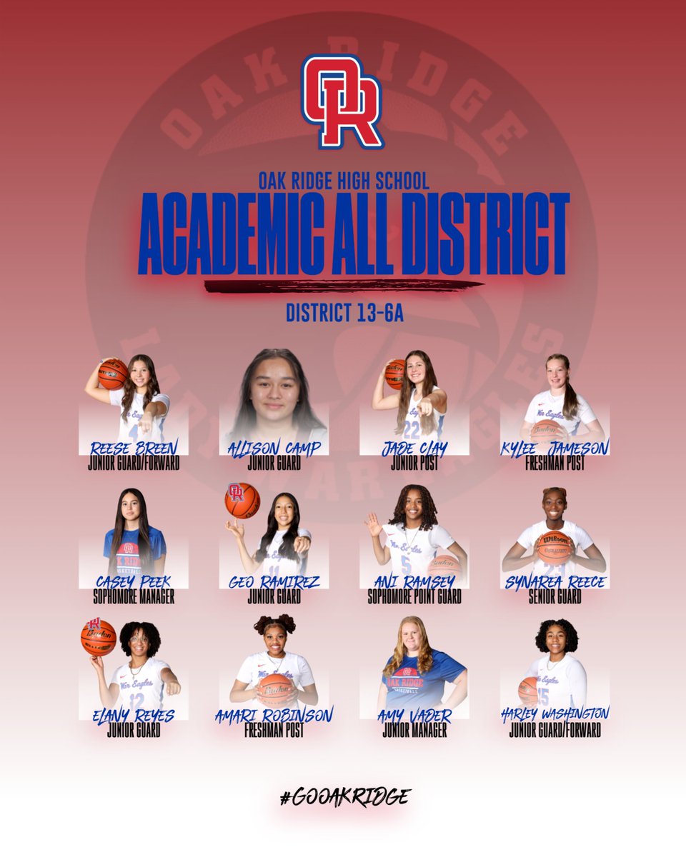 T-W-E-L-V-E LADY WAR EAGLES MADE THE ACADEMIC ALL DISTRICT TEAM!!!!  We are super proud of you as student athletes!  Being a true student athlete is hard!  SOAR Lady War Eagles SOAR!!!!!