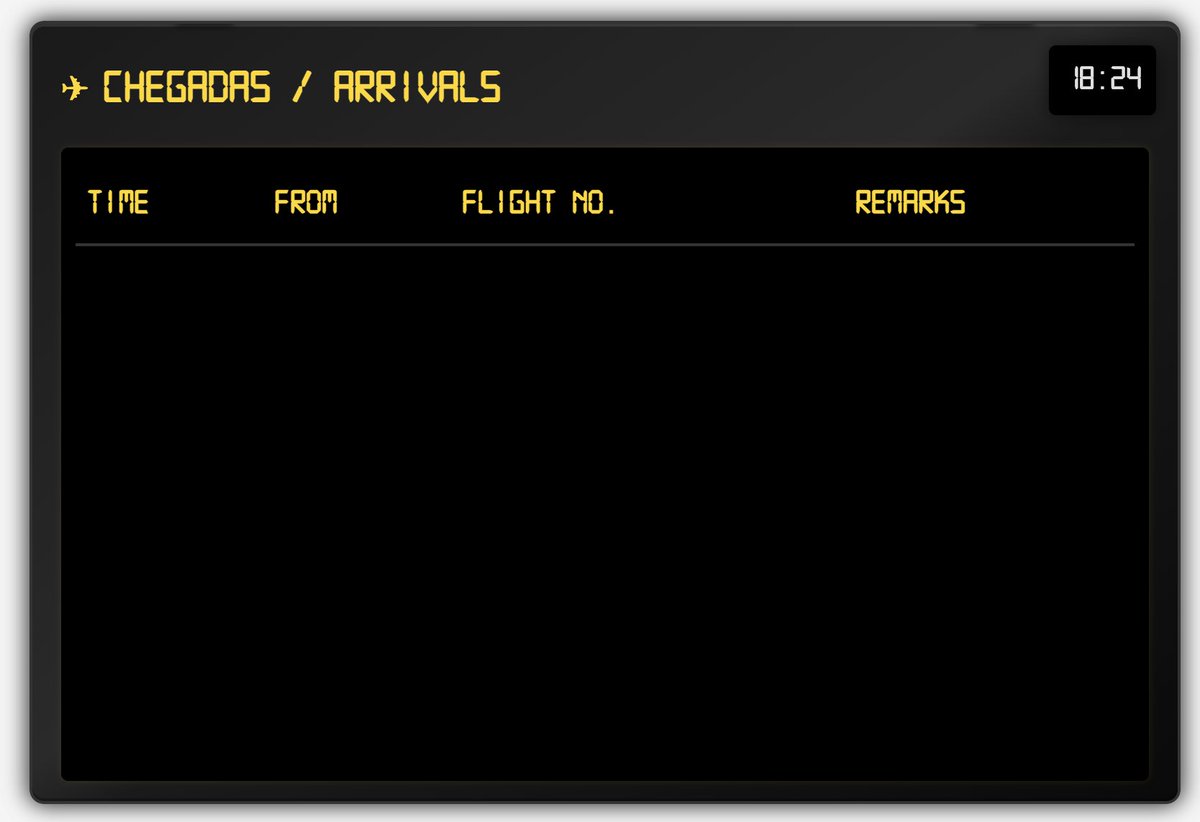 MaxwellORoark's tweet photo. @levelsio arrivals board is empty for me https://t.co/RhDwdqDv1x