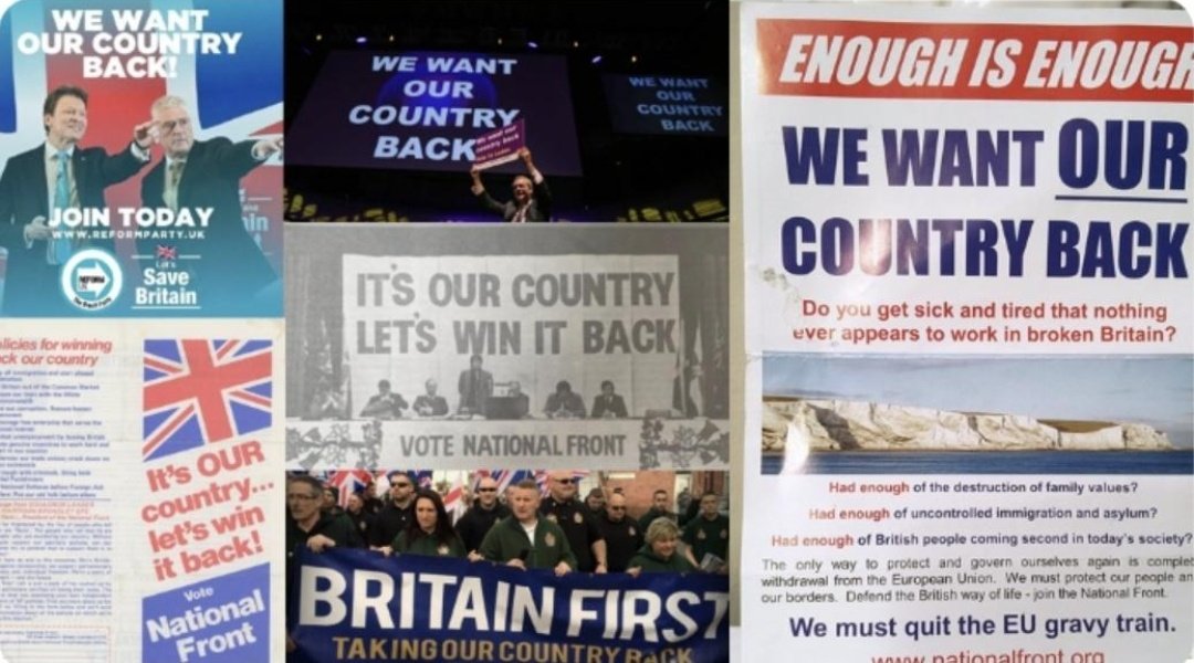 docrussjackson's tweet image. Yes, apart from Reform UK&apos;s slogans, rhetoric, nationalism, populism, bigotry, xenophobia, &amp;amp; anti-immigration &amp;amp; other policies, they&apos;re completely different to the National Front. 🤪