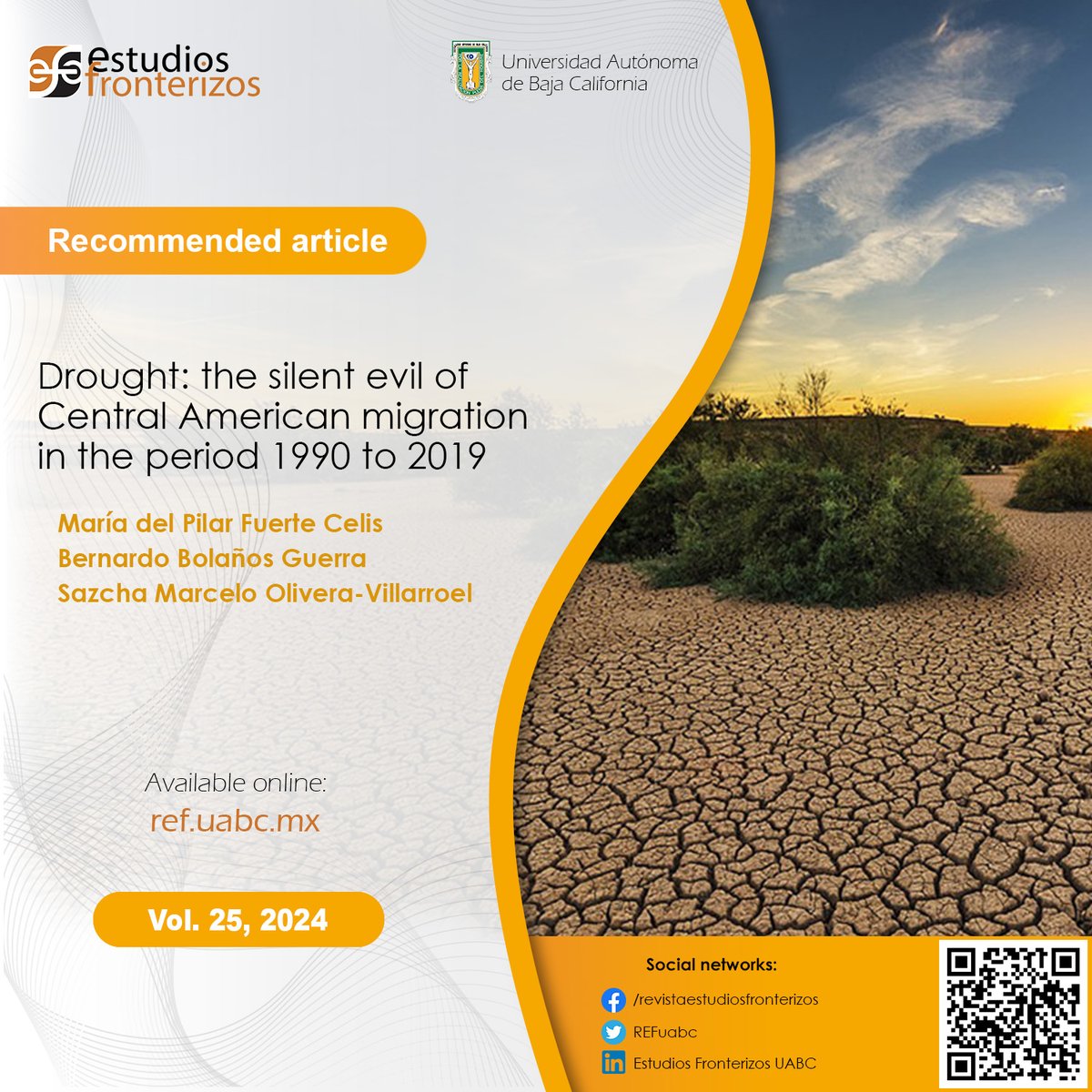 👉doi.org/10.21670/ref.2…

#migration #drought #CentralAmericandrycorridor #climatechange