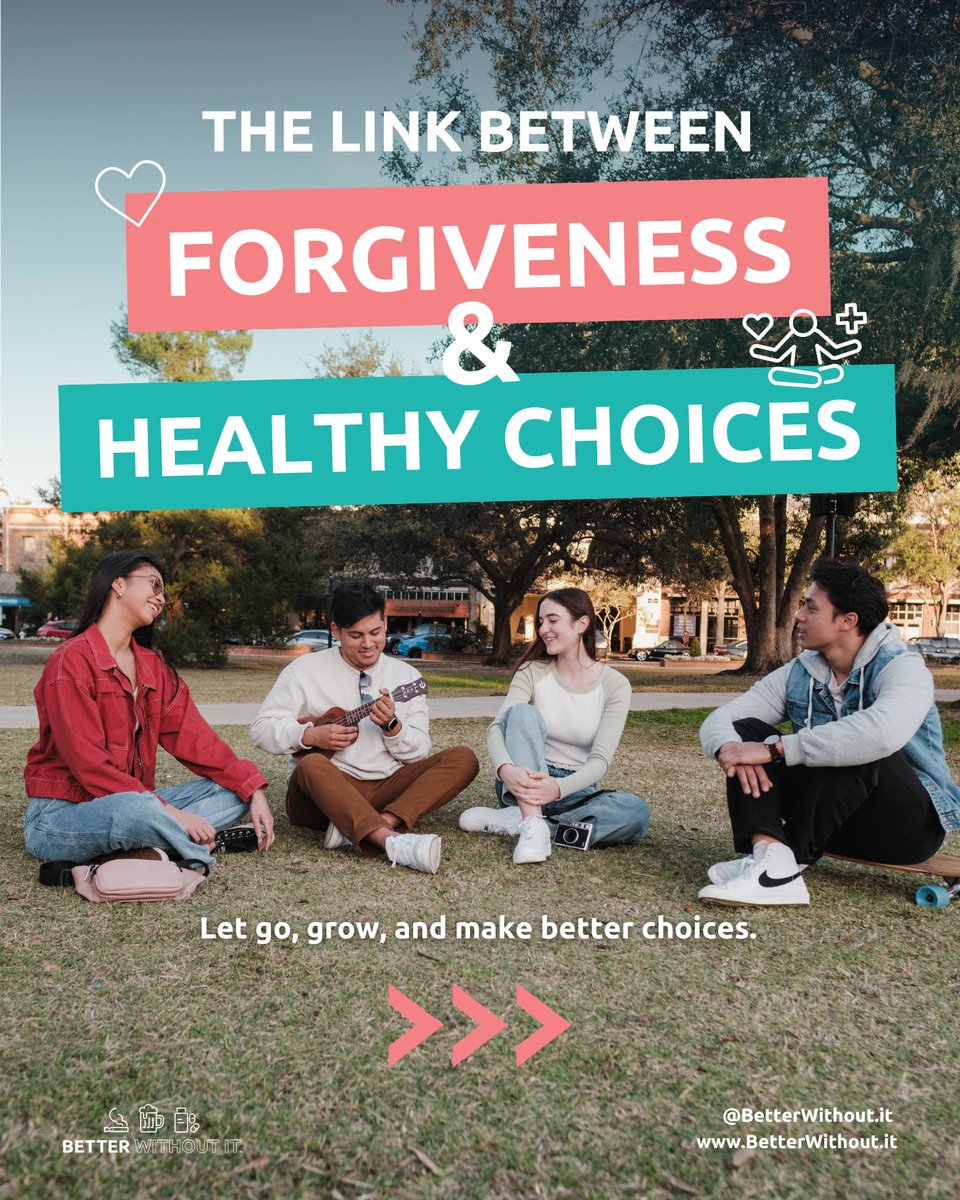 BetterWithoutIt's tweet photo. Messed up? It happens. Don’t let it weigh you down. Forgiving yourself is the first step to moving forward and making choices that feel right for YOU. (Pt.1) 💛✨ https://t.co/KNXduNgXuE