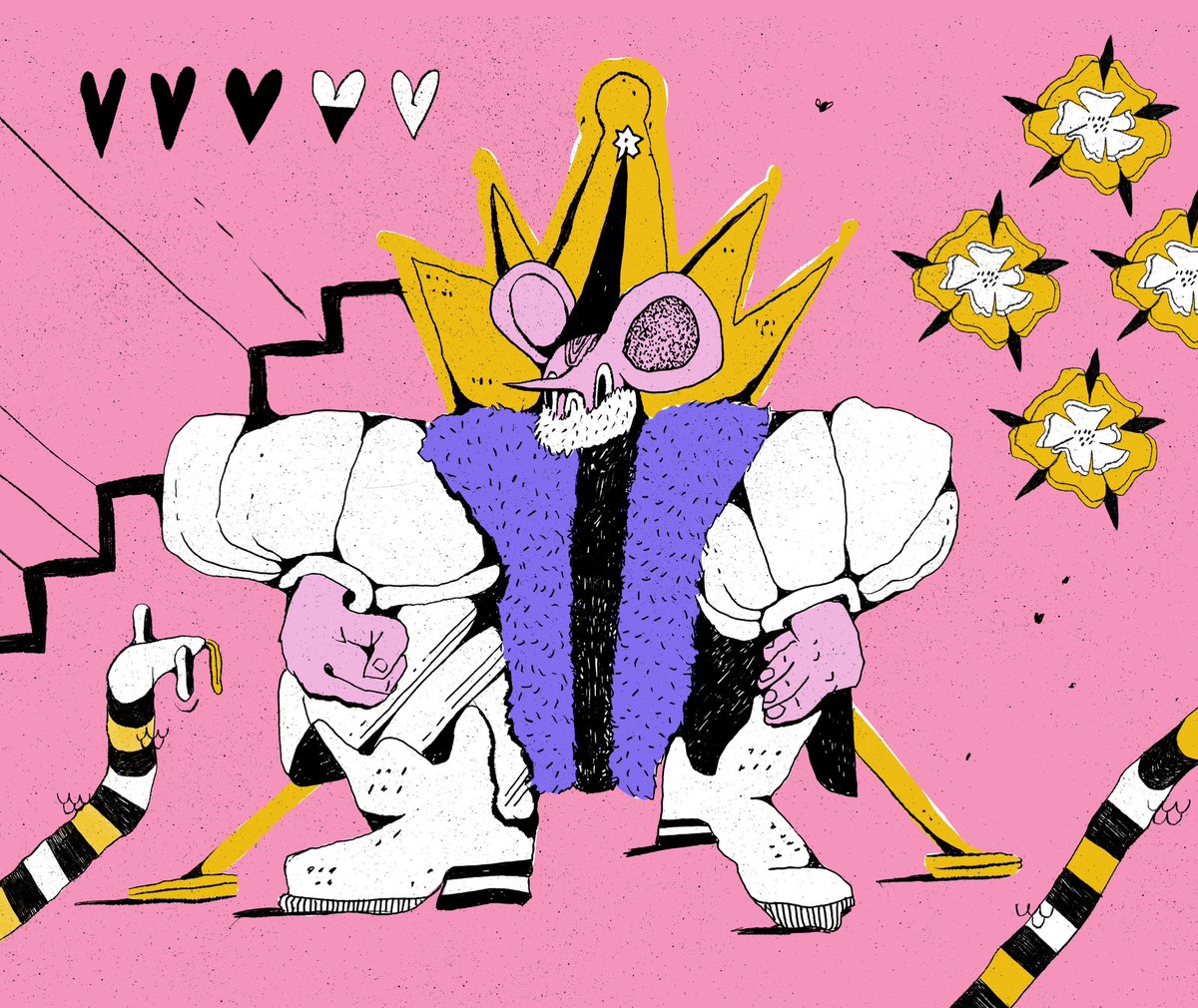 King is having some Snek problem