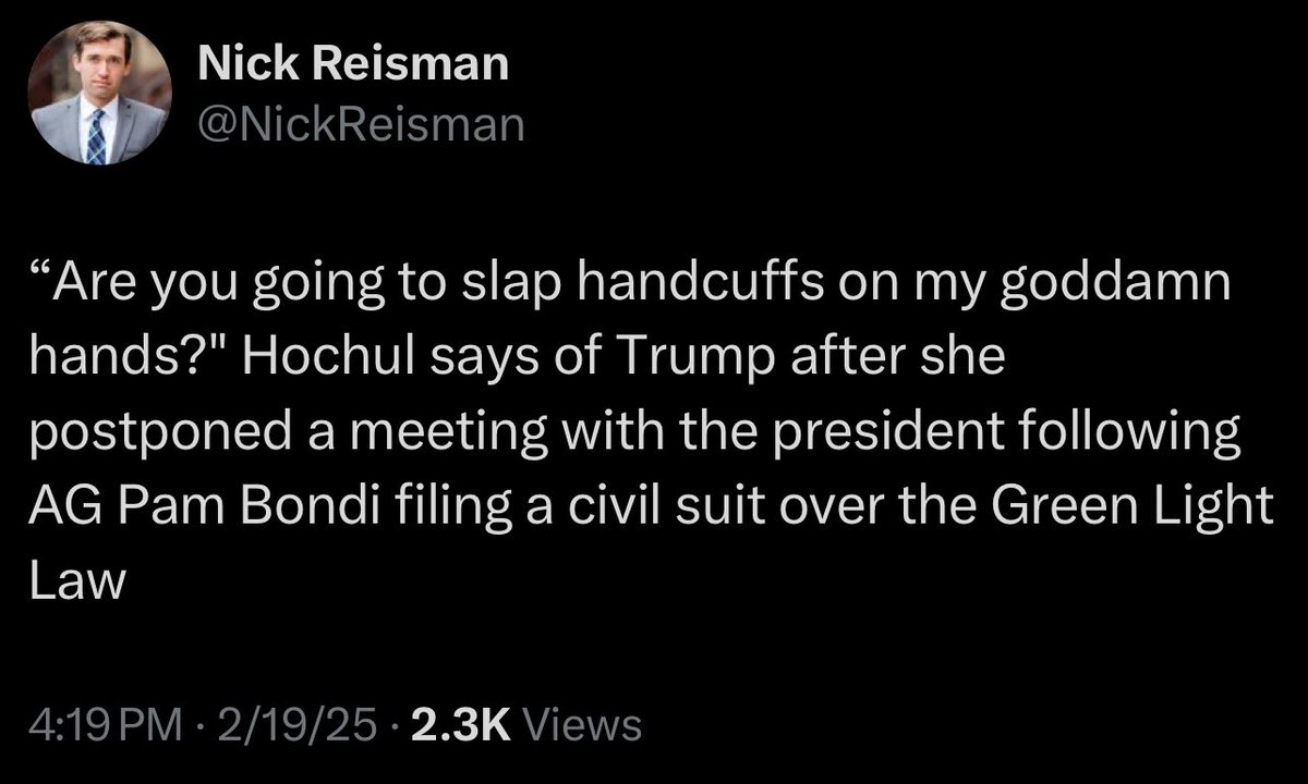 admcrlsn's tweet photo. Where has this Kathy Hochul been hiding?? https://t.co/qFHtnAG1Y3