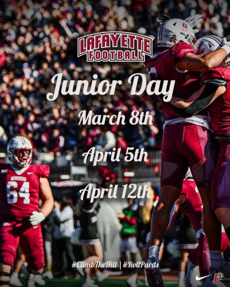 Aidan Vesuvio-Bush (@aidanbush88) on Twitter photo Thank you <a href="/Coach_Noll/">Tyler Noll</a> and <a href="/LafColFootball/">Lafayette Football</a> for the JR day invite! Cant wait to check out campus! Thank you <a href="/Coach_Noll/">Tyler Noll</a> and <a href="/LafColFootball/">Lafayette Football</a> for the JR day invite! Cant wait to check out campus!