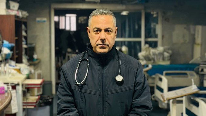 PalestineCultu1's tweet photo. Raise your 🖐️ if you agree that Dr. Hussam Abu Safiya should be released immediately. https://t.co/epN8olz196