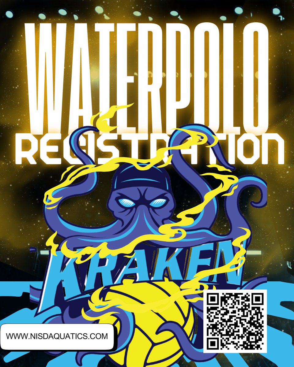 Calling all WaterPolo enthusiasts - do you have a kiddo age 16 and under who wants to get into club water polo?
Say YES to Club Kraken!
Spring season starts February 24th!
Learn more: nisdaquatics.com/page/water-polo