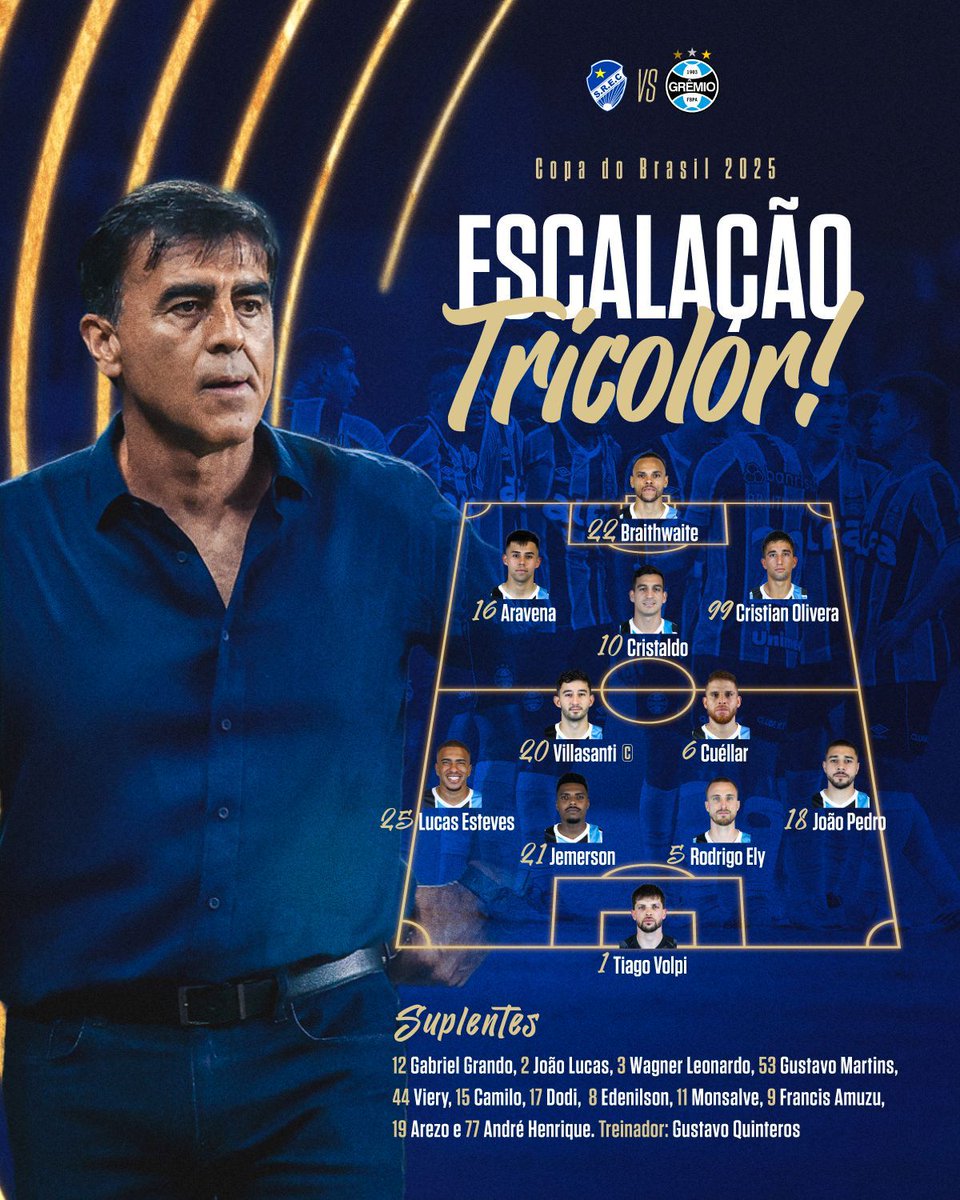 🇪🇪 Está NO AR a jornada esportiva estilo Guaíba para São Raimundo x Grêmio! É o 1º passo do tricolor na Copa do Brasil 2025.

🎙️ <a href="/dobrunooliveira/">Bruno Oliveira</a> 
🔎 <a href="/gutisanchez/">Gutiéri Sanchez</a> 
🎤 <a href="/JeanSoaresrg/">Jean Soares</a> 
📊 <a href="/martinmoura_/">Martin Moura</a> 

📻 FM 101.3 | APP
🎥 youtube.com/watch?v=qKGjYT…