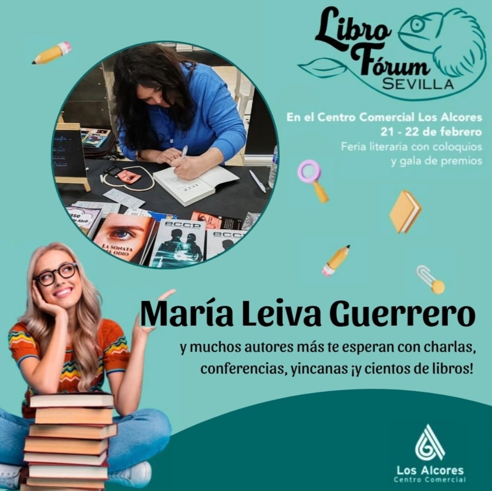 MariaLeivag's tweet image. Este año el #LibroForumSevilla va a ser muy especial y distinto. 

No solo voy como autora, voy como fundadora de @Literaturelx_ con un stand, dando voz a algunos autores que forman parte de ella... 

Reencontrarme con mis kmleones y otros compis. QUÉ GANAS TENGO. @KmleonBooks 😍