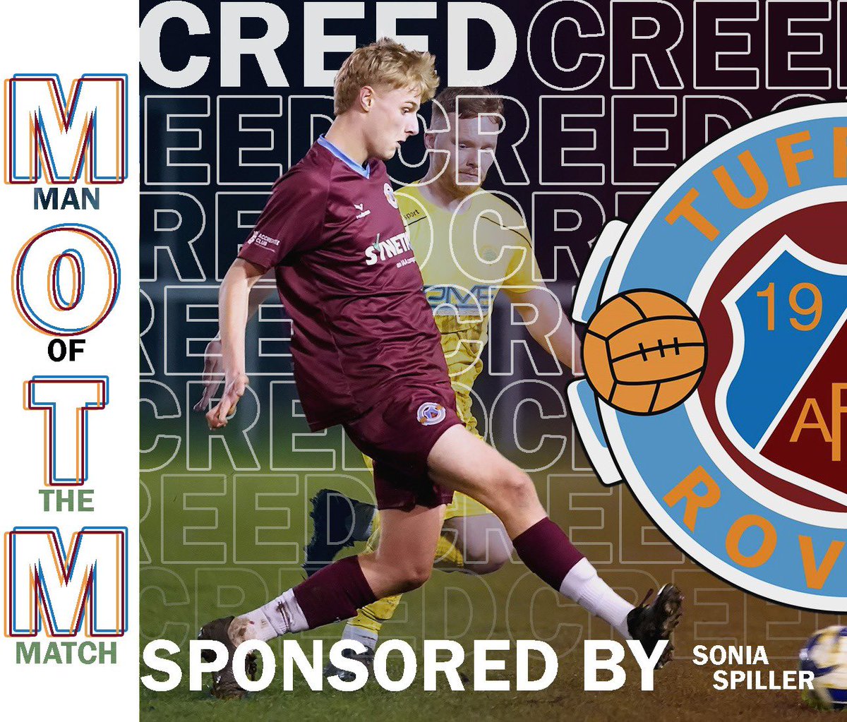 A disappointing evening at @MalmsVicsMedia last night, but well done to <a href="/jcreed_07/">Jamie creed</a> who took the Supporters’ MoTM award, as he put in a good shift up front &amp; scored our goal.

Well done, Jamie.