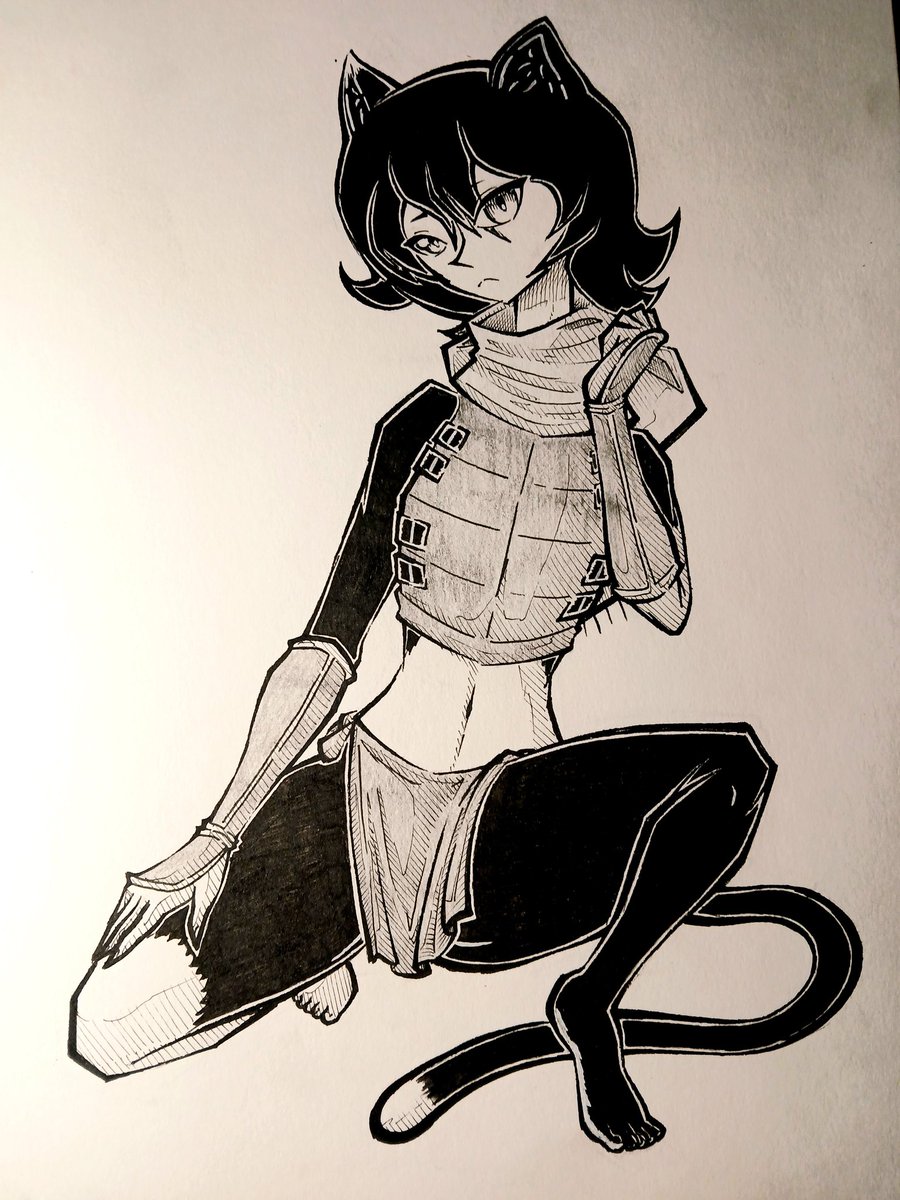 Una Izutsumi por que ya he dibujao bastantes Marcille (2 de hecho)

Fue un horror pintar las partes de negro (mi pluma se muere gentes :c)

#DungeonMeshi