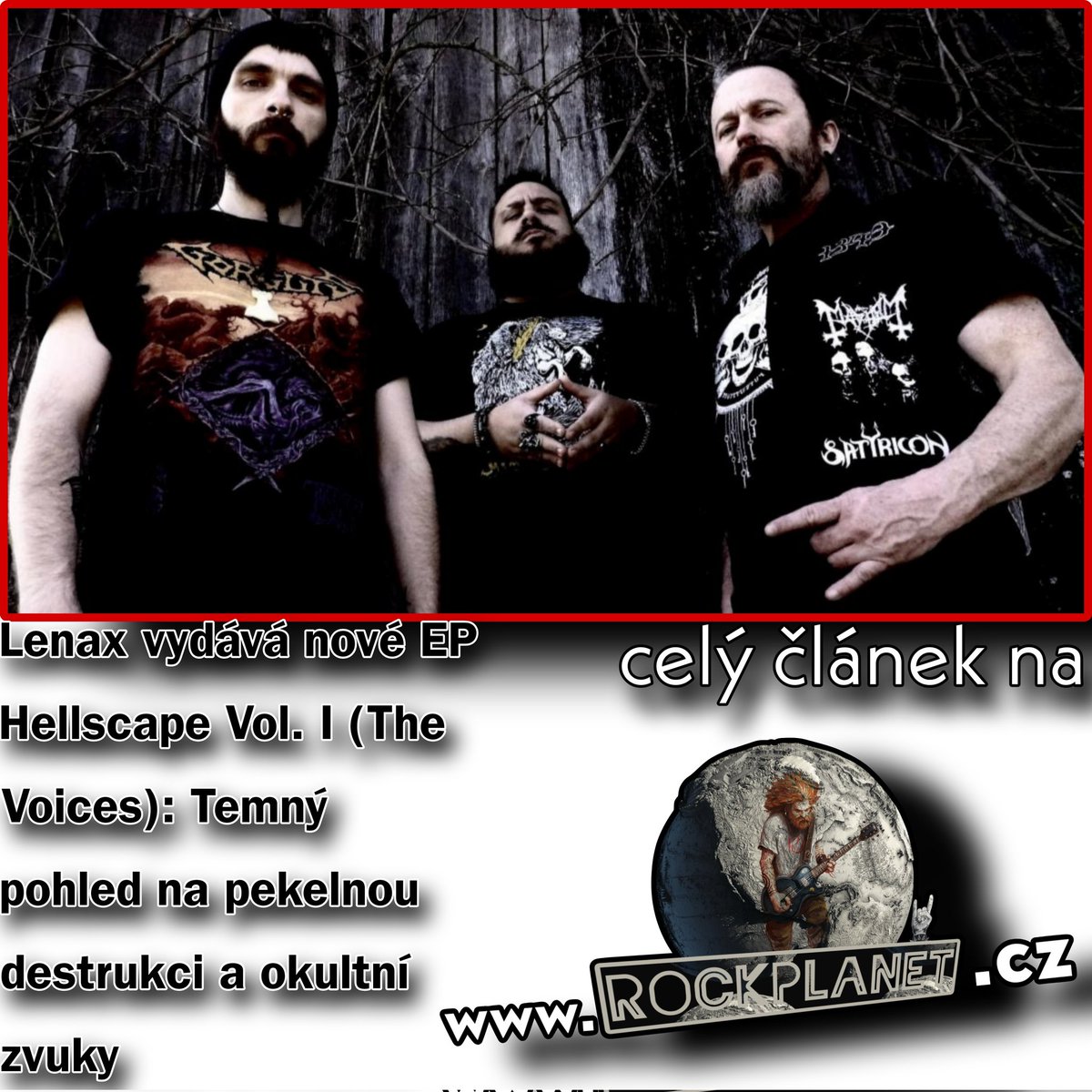 rockplanetoffic's tweet photo. Lenax vydává nové EP Hellscape Vol. I (The Voices): Temný pohled na pekelnou destrukci a okultní zvuky
Melodic black metalová horda, Lenax, vydala Hellscape Vol. I (The Voices) v digitálním formátu.
Celý článek najdete zde:
https://t.co/sCs163YWVb
#lenax #lenaxmusic #lenaxband https://t.co/fBVtpU14Zk