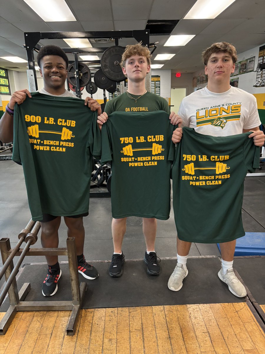 Queen Anne's County HS Lions Football (@qachs_football) on Twitter photo MAX WEEK!
Congrats to this years first LB club entries:
750 LB Club - Lance Arnold <a href="/lance_arnold08/">Lance Arnold</a> 
750 LB Club - Wyatt Wilhoit <a href="/wwilhoit08/">Wyatt Wilhoit</a> 
900 LB Club - Dorrin Phillips <a href="/Dorrinp_15/">Dorrin Phillips</a> 
Go Lions! #GRIT MAX WEEK!
Congrats to this years first LB club entries:
750 LB Club - Lance Arnold <a href="/lance_arnold08/">Lance Arnold</a> 
750 LB Club - Wyatt Wilhoit <a href="/wwilhoit08/">Wyatt Wilhoit</a> 
900 LB Club - Dorrin Phillips <a href="/Dorrinp_15/">Dorrin Phillips</a> 
Go Lions! #GRIT