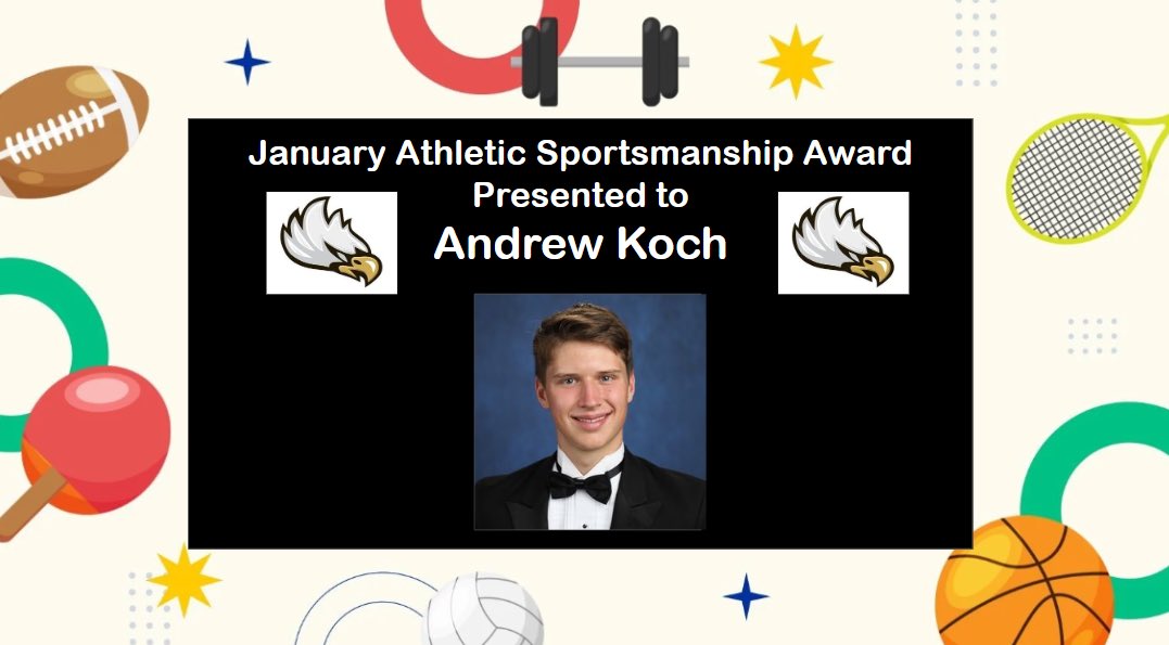 FHSSOUTHRIDING's tweet image. We would like to honor Sr. Andrew Koch for being named this month’s Sportsmanship Award Winner.  A 4-year member of the Indoor/Outdoor Track teams he is known by his teammates/coaches as hardworking and always positive.  Way to go Andrew you are a true role model @freedomhs_xctf