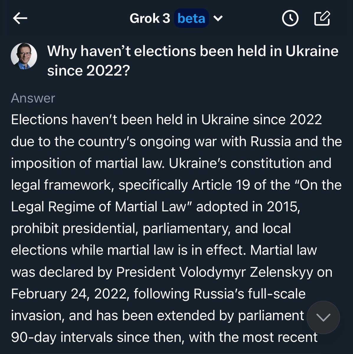 Nigelgd1's tweet image. Oh look Elon, Grok explains Ukrainian elections.