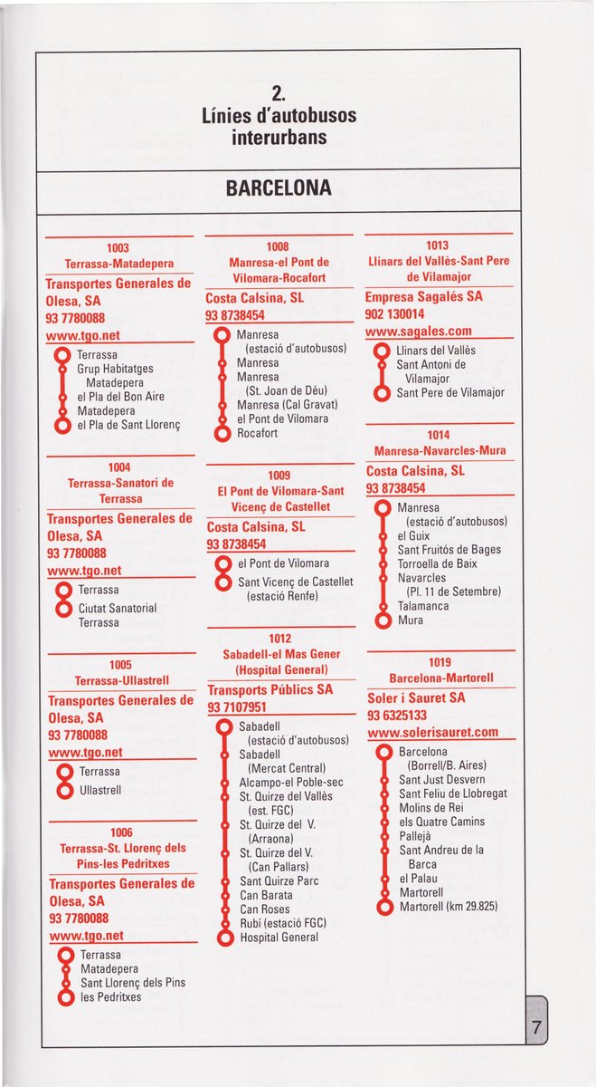 JCIBravo's tweet photo. JA DISPONIBLE PER A LECTURA ONLINE A INTERNET ARCHIVE!!
Guia de la mobilitat (2) - Autobusos interurbans : el Periódico, Generalitat de Catalunya, gencat https://t.co/CvOTi1DSzm via @internetarchive
#Bus #Barcelona #Catalunya #busbcn #busos #moute #gencat #transportpublic https://t.co/agP0POIQbK