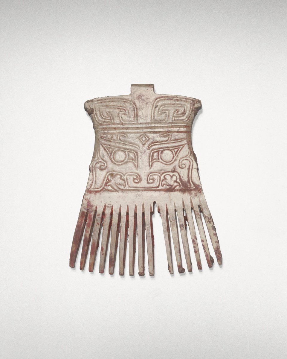 688kuaile's tweet image. 商 玉梳

©️Metropolitan museum
#comb #빗 #중국 #상조 BC1600-BC1046