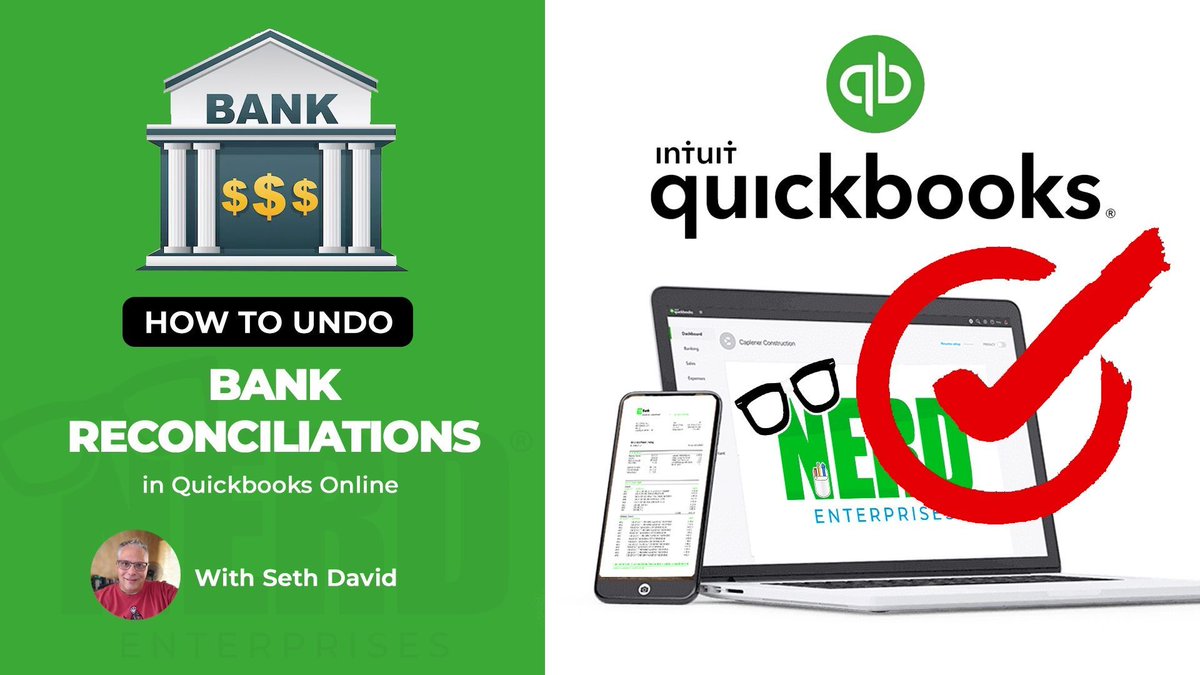 nerdenterprises's tweet image. Simplify Your Workflow: Undo Bank Reconciliations in QBOA #TalkNerdyToMe #QuickBooksOnline #NerdEnterprises nerdyurl.com/undo-bank-reco…