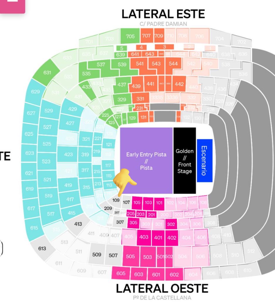 sara_sarcoma's tweet photo. Vendo 3 entradas sector 109 para el día 27 en el Bernabéu de @Aitanax 

#aitana #bernabeu #alpha #MetamorfosisStudio https://t.co/MjgbsUAPsB