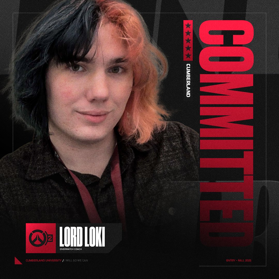 CUeSports21's tweet image. Welcome to Cumberland OW @Loki_Casts !

Their experience running and coaching upcoming Overwatch talent in the T3 scene will help push our team to greater heights!