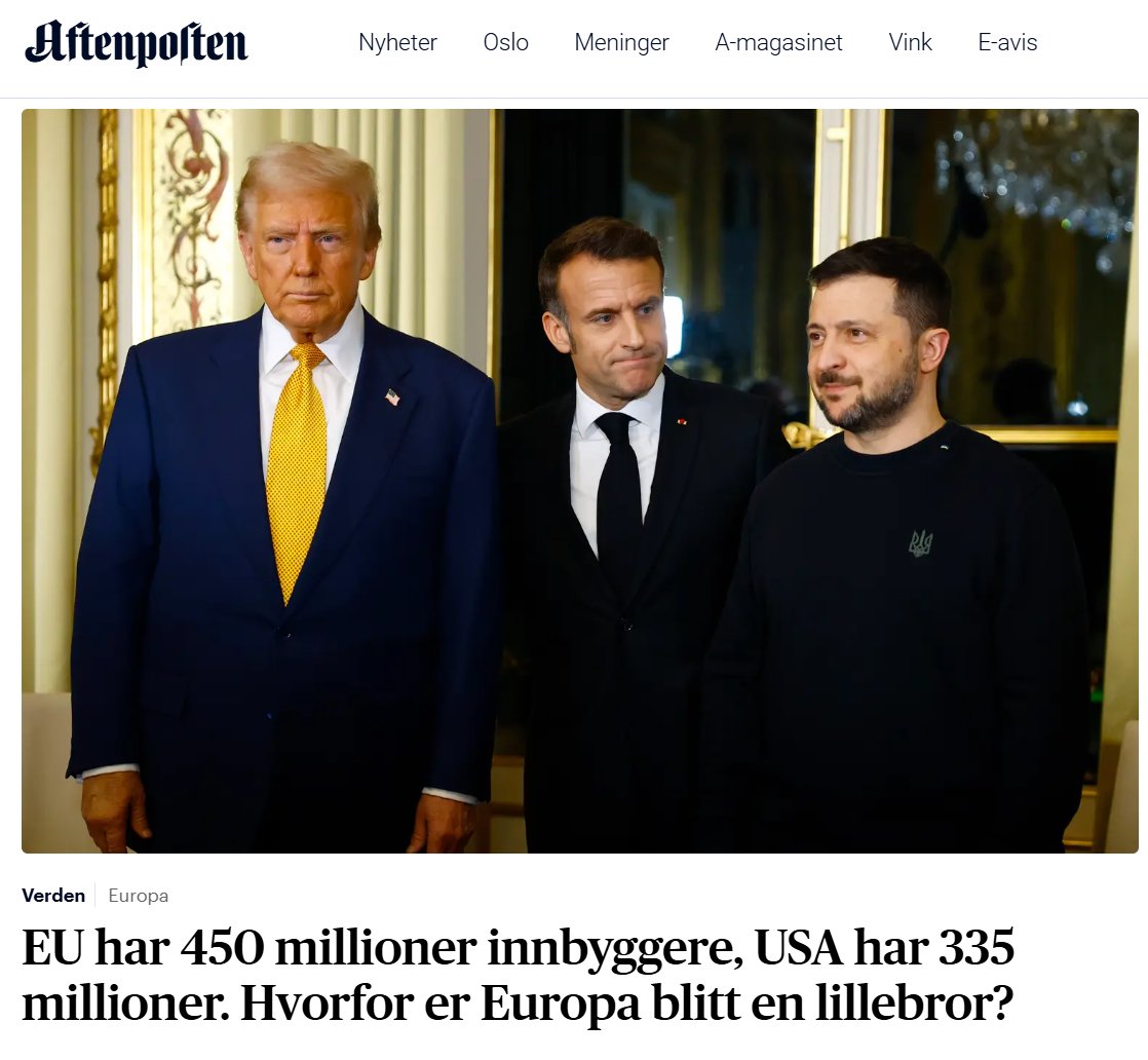 Njugent's tweet photo. Kanskje dere burde lytte på talen til JD Vance en gang til, @Aftenposten. https://t.co/y6EtPyjO7D