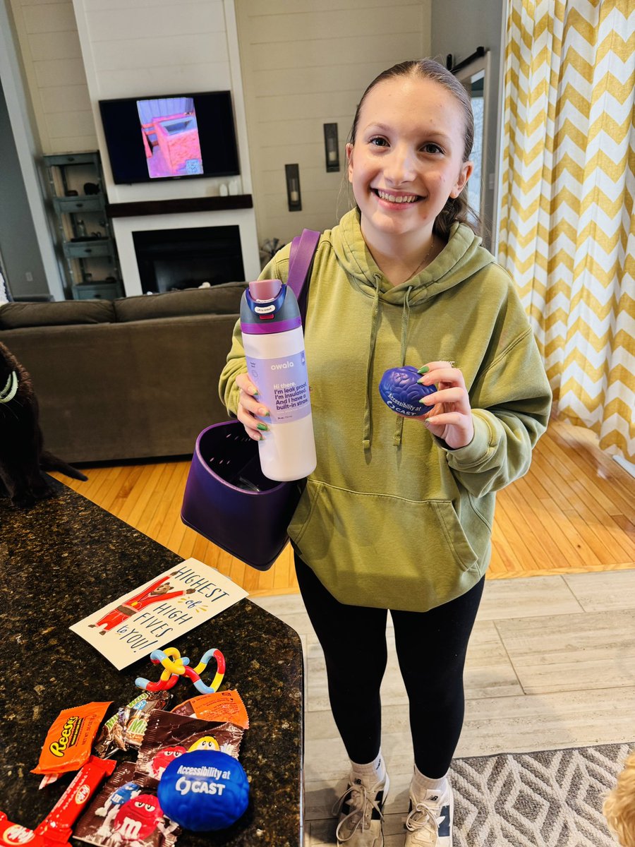 Nadine Gilkison👩🏻💻♥️ (@nadinegilkison) on Twitter photo Makenzie was ecstatic when she saw what was delivered to our house today from <a href="/ksuding/">Kelli Suding, M.Ed., CPACC</a> and the team from CAST! 🧠♥️♥️ You made her day! Makenzie was ecstatic when she saw what was delivered to our house today from <a href="/ksuding/">Kelli Suding, M.Ed., CPACC</a> and the team from CAST! 🧠♥️♥️ You made her day!