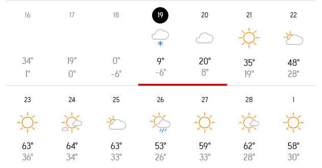 YHS_Track's tweet image. You know your are in Colorado when your weather looks like this...