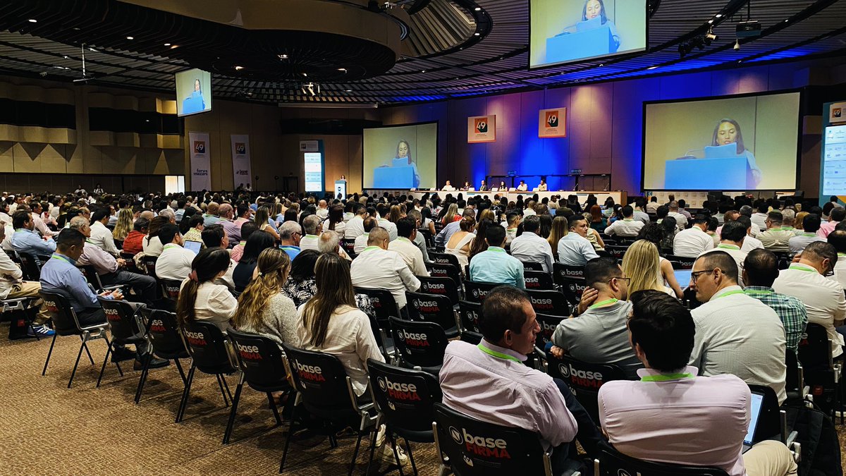 La Presidenta del ICDT, Dra. Eleonora Lozano Rodríguez, dió inicio a las 49 Jornadas Colombianas de Derecho Tributario, Derecho Aduanero y Comercio Exterior, que se celebran en Cartagena de Indias en el Centro de Convenciones.

#49JornadasICDT #JornadasICDT #ICDTCartagena