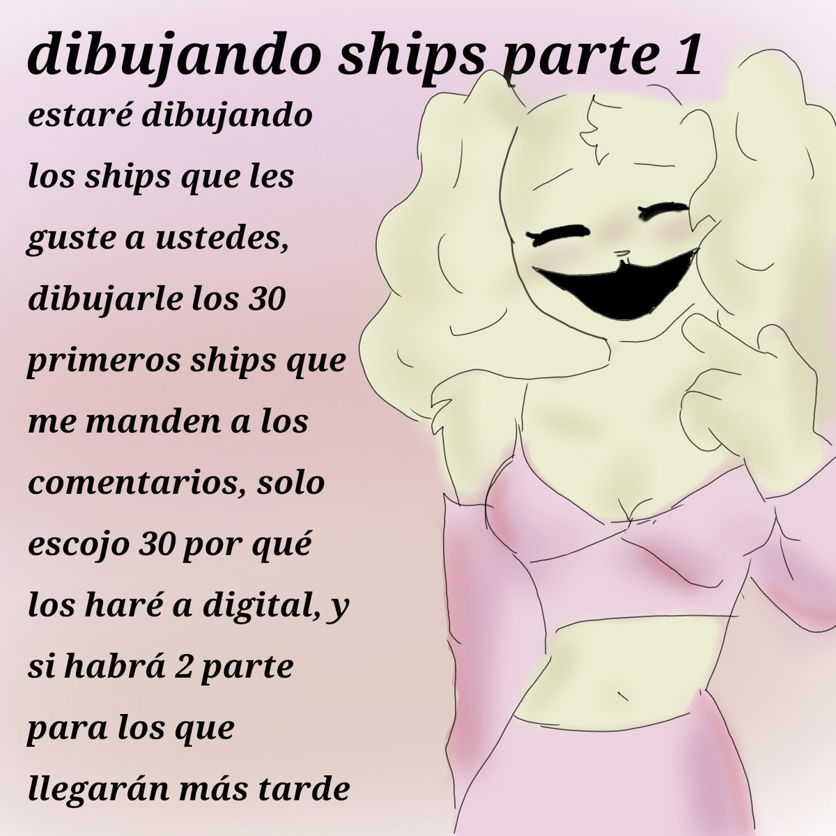 no importa si el ship esta rarísimo, no juzgo
para participar: dar like, lo demás es opcional
