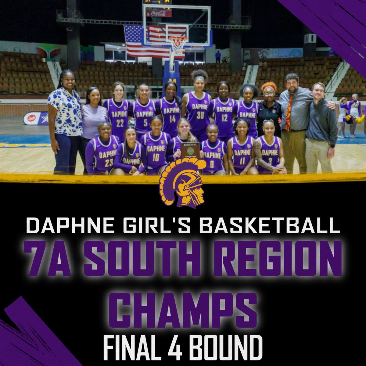 DaphneLadyTrojanBasketball (@trojandaphne) on Twitter photo Lady Trojans are you 7A South Regional Champs. Work not done! Final 4 Bound!
#allin #LadyTrojanStrong <a href="/CoachKimPerry/">Coach Perry</a> Lady Trojans are you 7A South Regional Champs. Work not done! Final 4 Bound!
#allin #LadyTrojanStrong <a href="/CoachKimPerry/">Coach Perry</a>