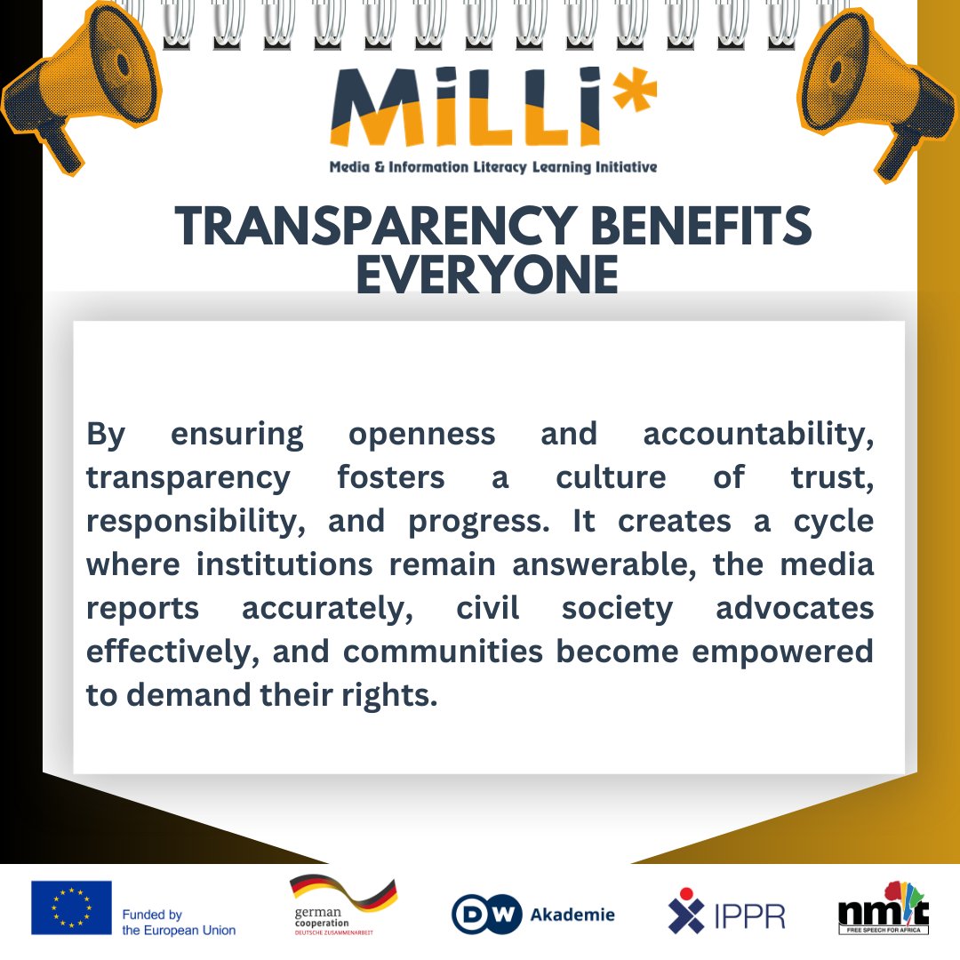 📢 Support the Access-To-Information Act, hold institutions accountable, and actively participate in creating an open and fair society.
#ATI
#AccessNamibia
#EmpoweringNamibiansThroughInformation
#MilliNamibia
#MyVoiceMyRights
#Transparency
#ATINamibia
