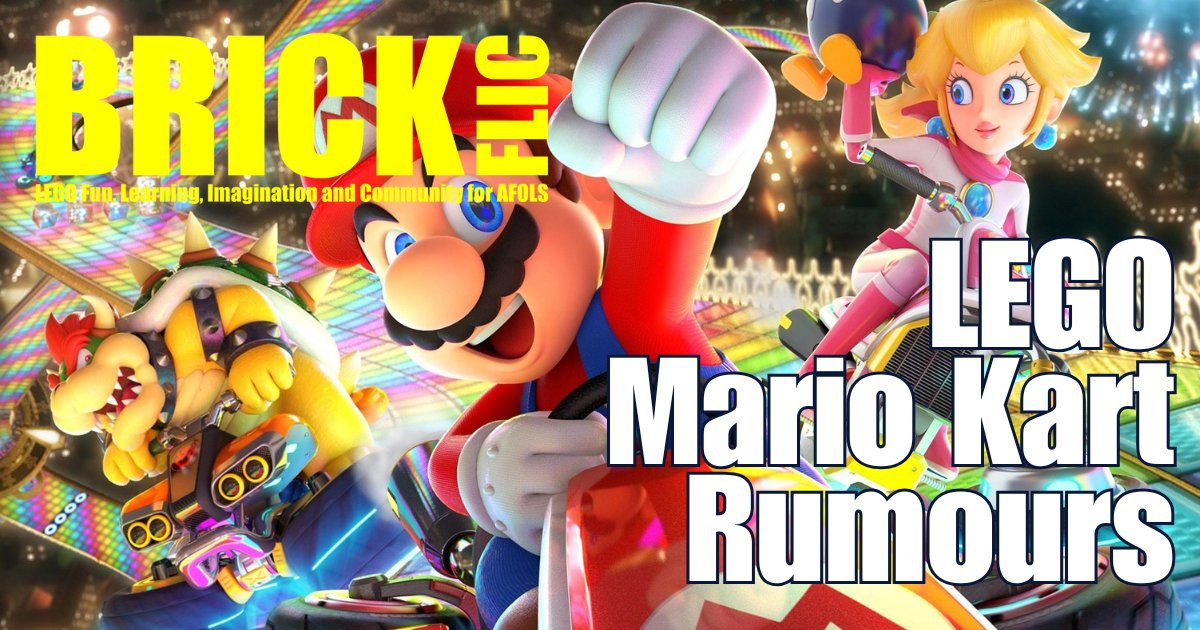 Rumours of a huge new LEGO Mario Kart set releasing in July 2025 are circulating online! Check out our full article for the full story!

🚨 The details in our article are based on rumours only!! 🚨 

brickflic.com/2025/02/19/leg…
