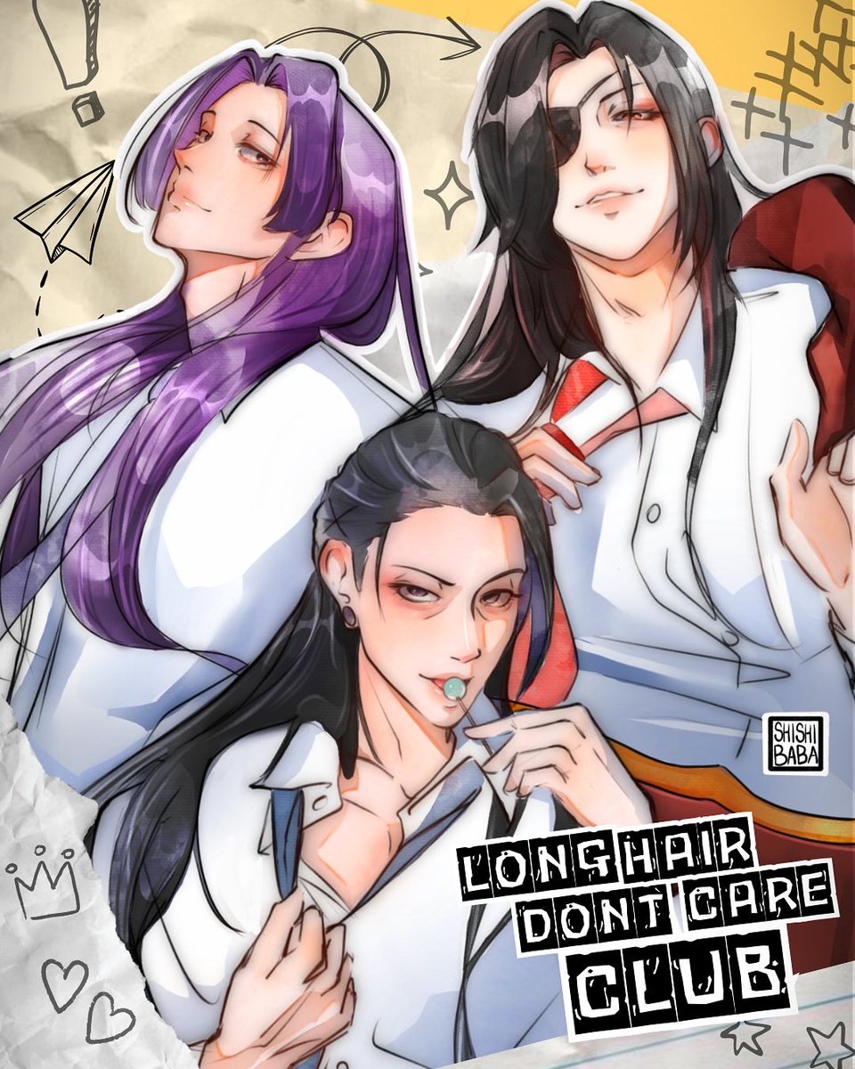 shishibabas's tweet photo. Long hair don't care club https://t.co/GsavPGNmVJ