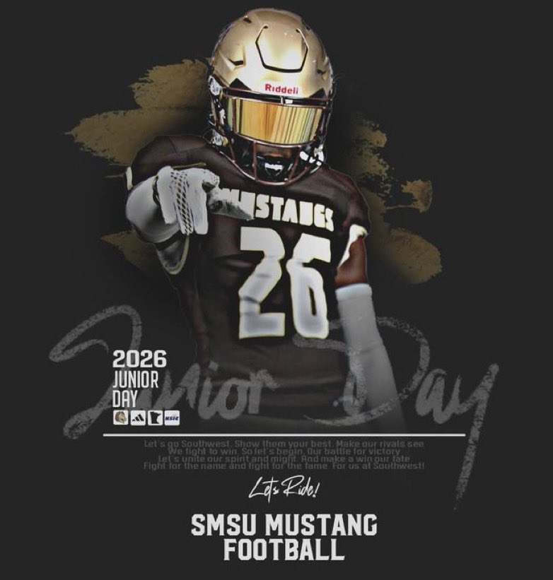 JAYDEN FUJII (@fujiijayden) on Twitter photo Thank you coach <a href="/CoachP_Anderson/">Paul Anderson</a> for the Junior day invite! <a href="/SMSUfootball/">SMSU Football</a>
<a href="/CoachJWatt/">Coach Jeremiah Watters</a> <a href="/Coach_Hoyt/">Logan Hoyt</a> Thank you coach <a href="/CoachP_Anderson/">Paul Anderson</a> for the Junior day invite! <a href="/SMSUfootball/">SMSU Football</a>
<a href="/CoachJWatt/">Coach Jeremiah Watters</a> <a href="/Coach_Hoyt/">Logan Hoyt</a>
