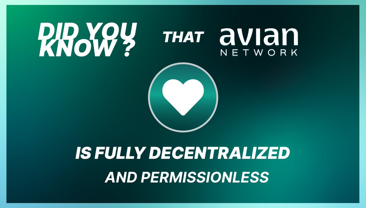 Did you know at Avian Network, we’re not just building a blockchain. We’re keeping the door open.

✅ Fair Mining – No ASIC domination, just real opportunity.
✅ Dual Mining – Mine $AVN with any hardware—CPU or GPU, maximizing efficiency.
✅ Permissionless Access – No