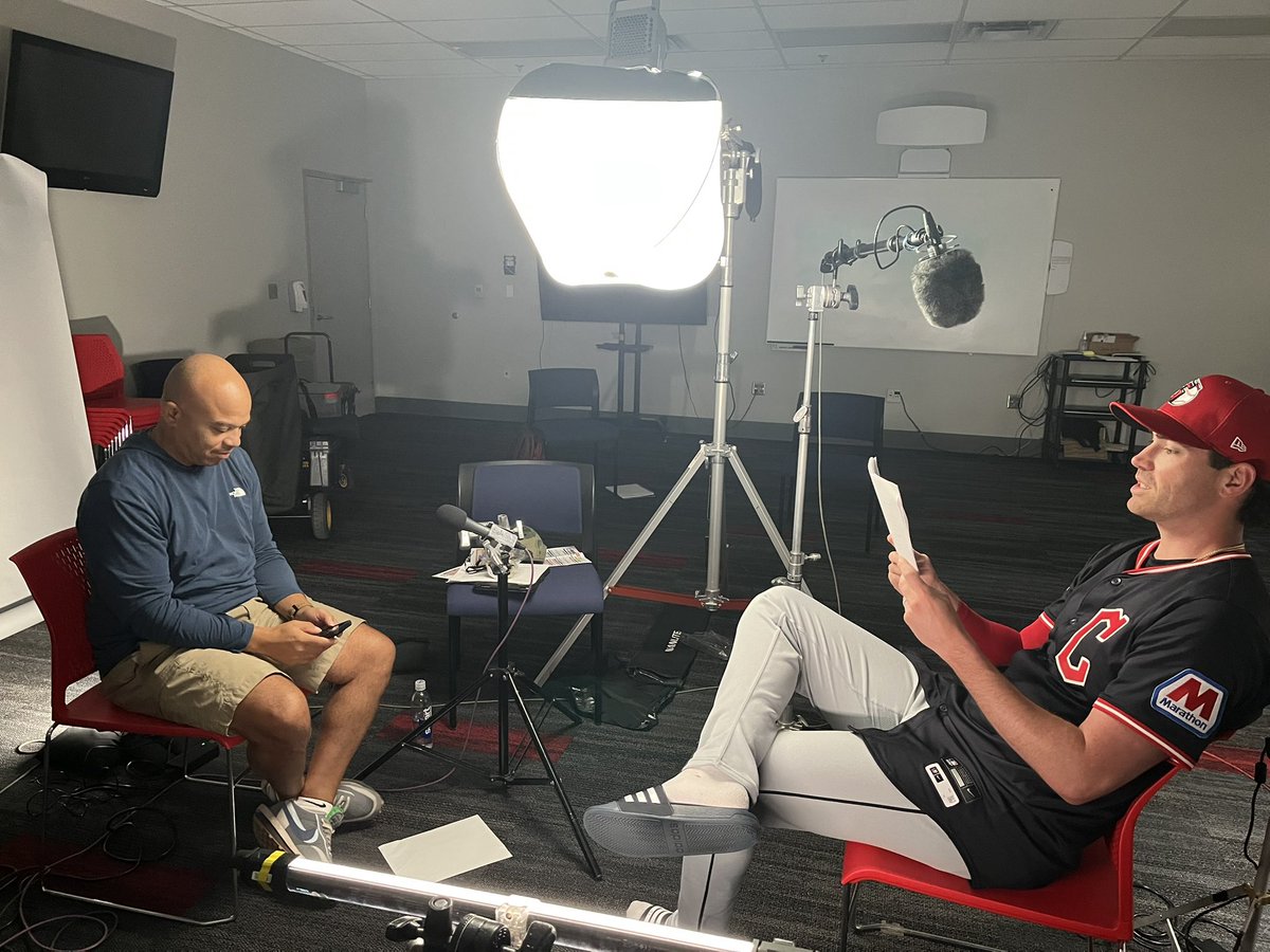 Grateful to be back doing what I love… can’t wait for you all to hear from <a href="/ShaneBieber19/">Shane Bieber</a> and his excitement about this upcoming season.