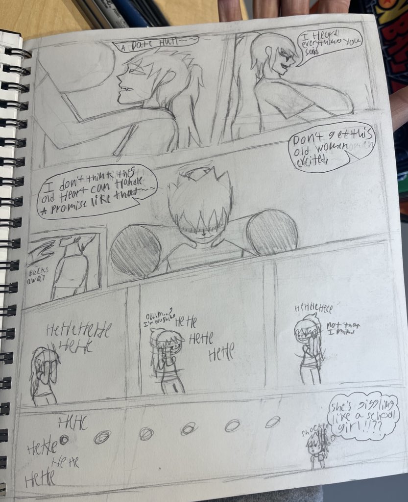 MeepMep17302's tweet photo. Sorry i couldn’t get this in earlier i was demotivated #drawing #art #Creator #confession #comic #papercomic https://t.co/C6HOfVE0Gh