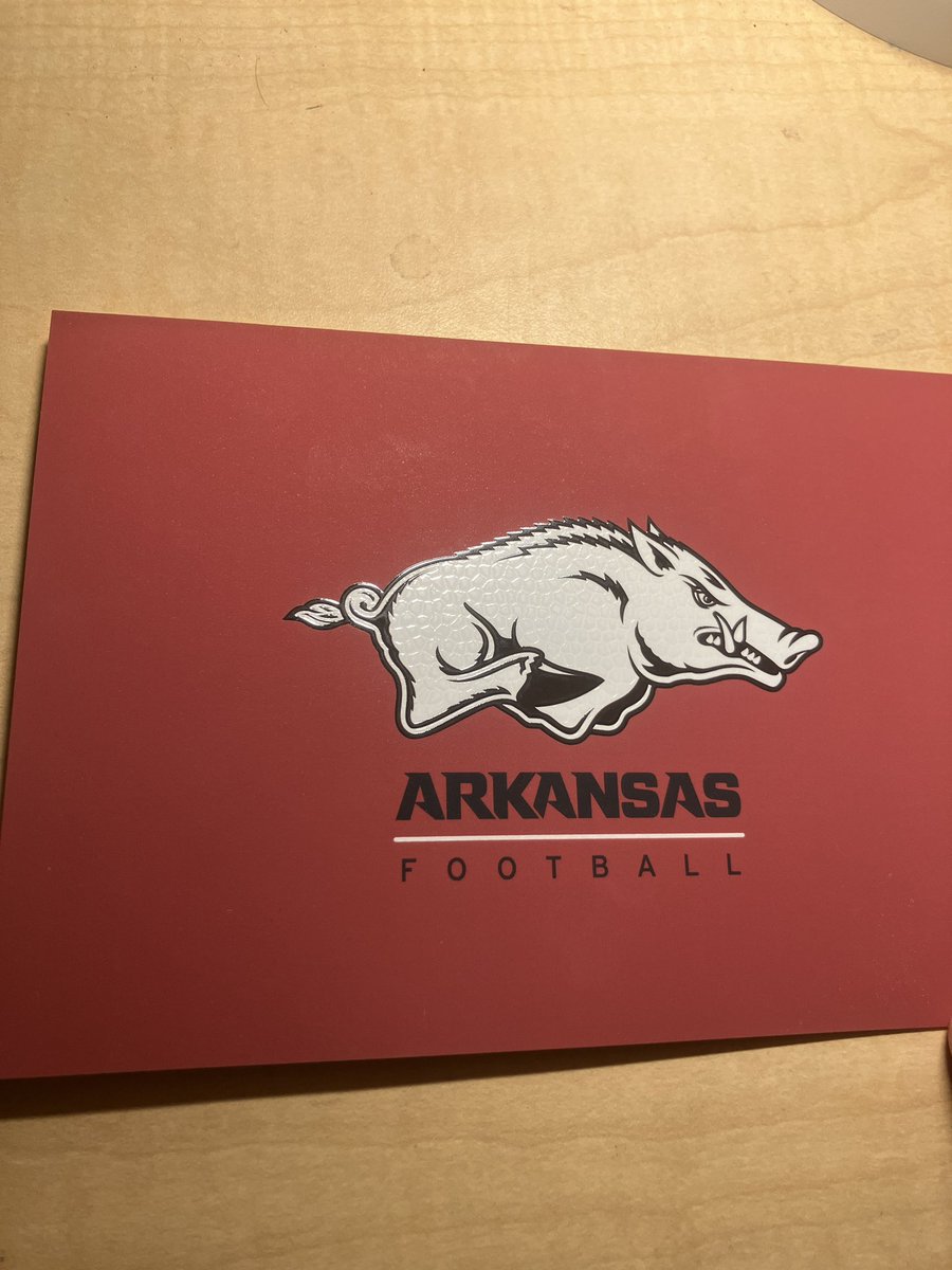 Tim Hamann 5⭐️K (@timhamannkicker) on Twitter photo Thank you <a href="/RazorbackFB/">Arkansas Razorback Football</a> <a href="/Adam_Dulka/">Adam Dulka</a> for the handwritten letter and an invite to their special teams camp! Cant wait to learn more about the program! Thank you <a href="/RazorbackFB/">Arkansas Razorback Football</a> <a href="/Adam_Dulka/">Adam Dulka</a> for the handwritten letter and an invite to their special teams camp! Cant wait to learn more about the program!