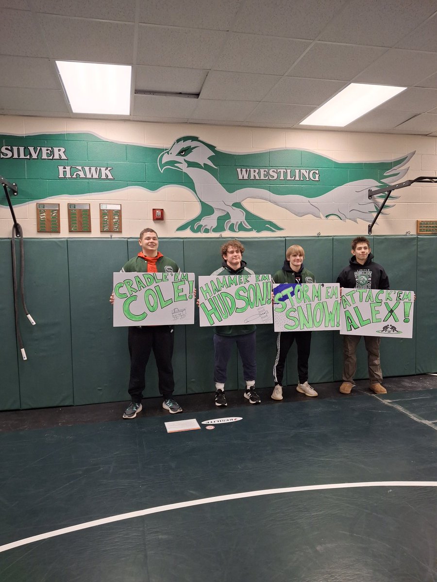 Go get emm boys!  Wrestle hard, have fun!