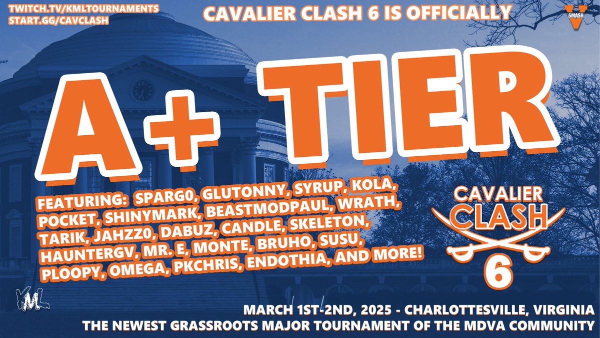 I guess Cav Clash is the big org now, boys.