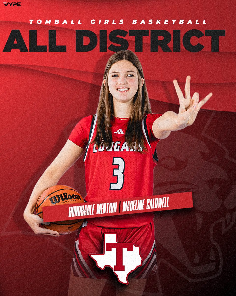 Congrats to our Lady Cougars receiving All District honors!