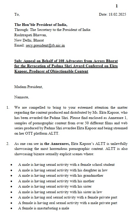 Amita Sachdeva, Advocate tweet media